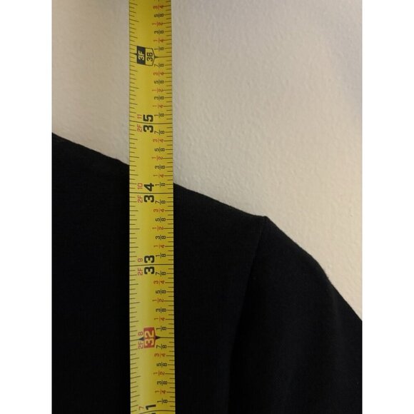 Calvin Klein black/White 95% cotton T-shirt long dress Size Medium 90s Y2k - Picture 6 of 8